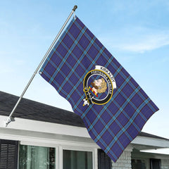 Kirkaldy Tartan Crest House Flag