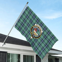 MacDonald of the Isles Hunting Ancient Tartan Crest House Flag