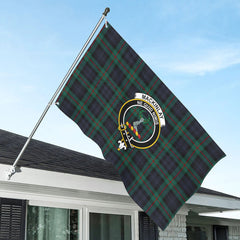 MacKinlay Modern Tartan Crest House Flag