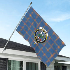 MacLaine of Loch Buie Hunting Ancient Tartan Crest House Flag
