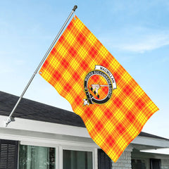 MacMillan Clan Tartan Crest House Flag