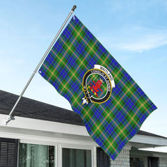 Maitland Tartan Crest House Flag