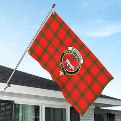 McDonald of Sleat Tartan Crest House Flag