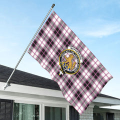 McPherson Hunting Modern Tartan Crest House Flag