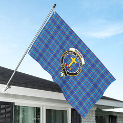 Mercer Modern Tartan Crest House Flag