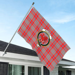 Moubray Tartan Crest House Flag