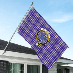 Ochterlony Tartan Crest House Flag