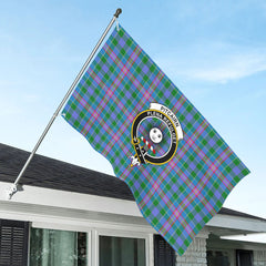 Pitcairn Hunting Tartan Crest House Flag