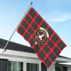 Riddell Tartan Crest House Flag