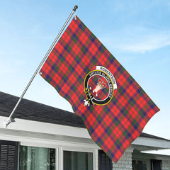 Robertson Modern Tartan Crest House Flag