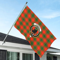 Turnbull Dress Tartan Crest House Flag