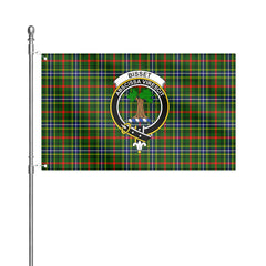 Bisset Tartan Crest House Flag