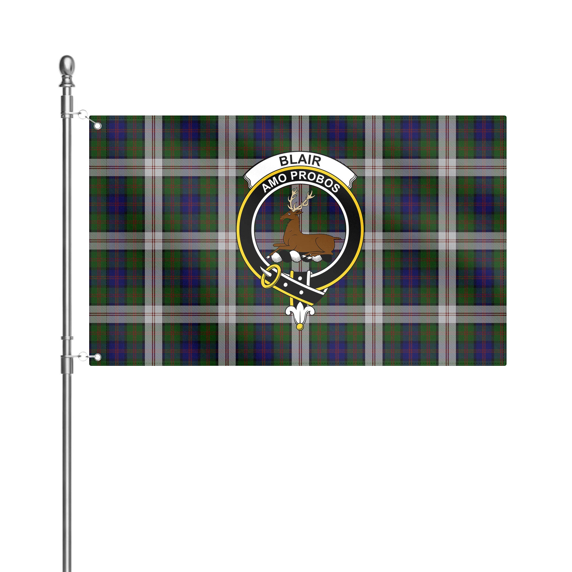 Blair Dress Tartan Crest House Flag