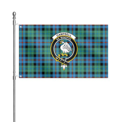 Campbell of Cawdor Ancient Tartan Crest House Flag