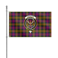 Carnegie Modern Tartan Crest House Flag
