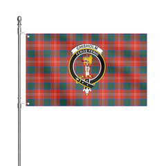 Chisholm Ancient Tartan Crest House Flag