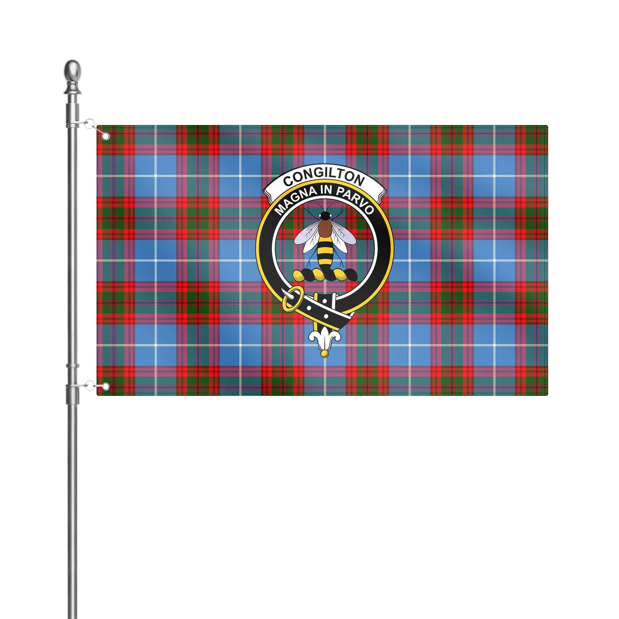 Congilton Tartan Crest House Flag