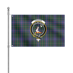 Cooper Tartan Crest House Flag