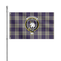 Cunningham Dress Blue Dancers Tartan Crest House Flag