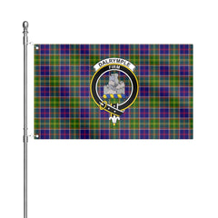 Dalrymple Tartan Crest House Flag