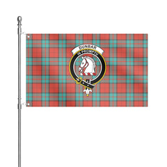 Dunbar Ancient Tartan Crest House Flag