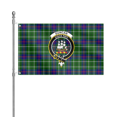 Duncan Modern Tartan Crest House Flag
