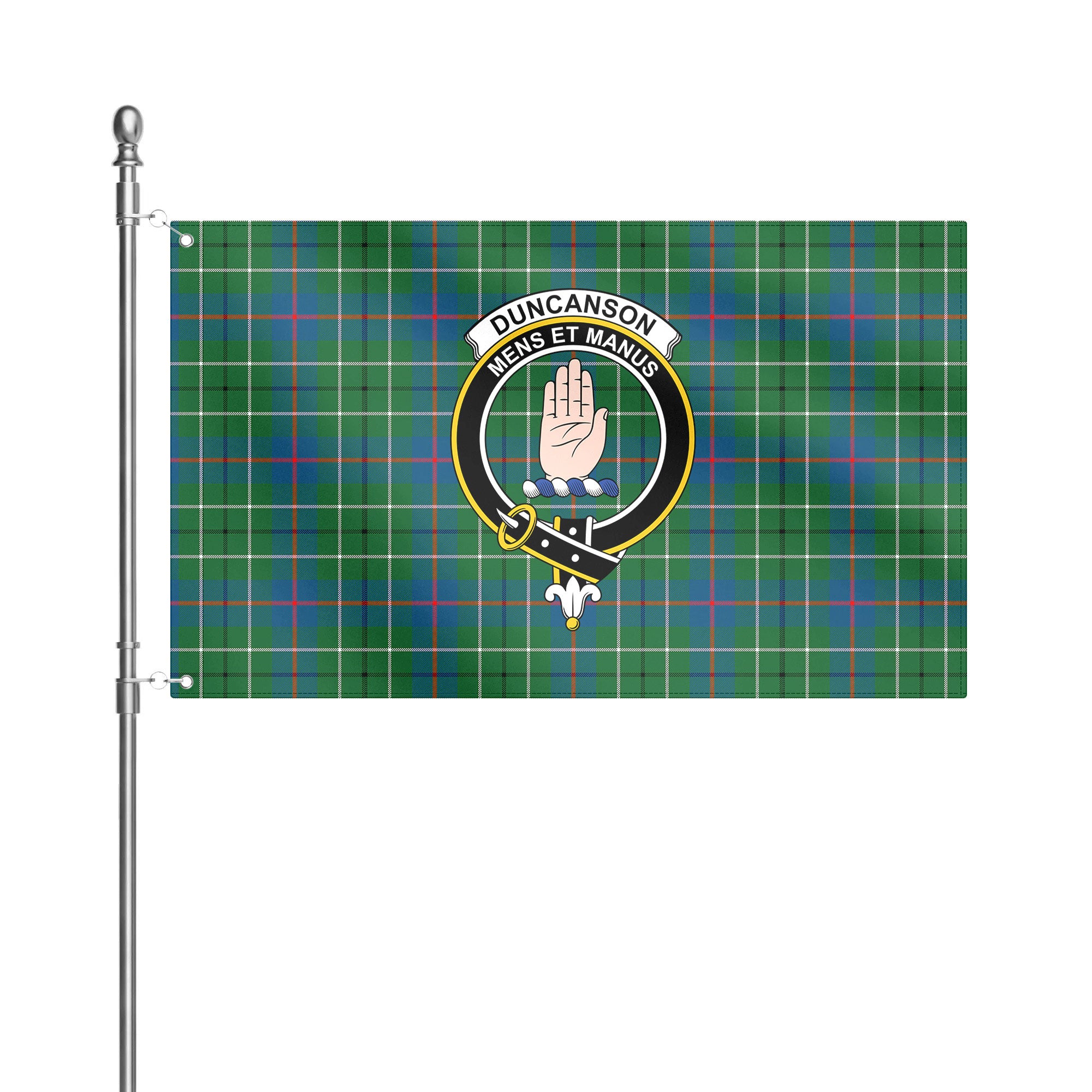 Duncanson Tartan Crest House Flag