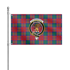 Fotheringham Tartan Crest House Flag