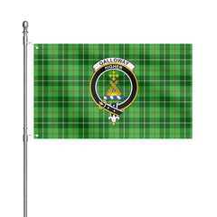 Galloway District Tartan Crest House Flag