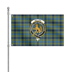 Gillies Ancient Tartan Crest House Flag