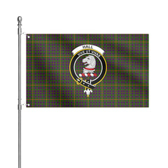Hall Tartan Crest House Flag