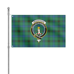 Henderson Ancient Tartan Crest House Flag