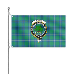 Irvine Ancient Tartan Crest House Flag