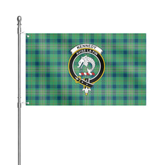 Kennedy Ancient Tartan Crest House Flag