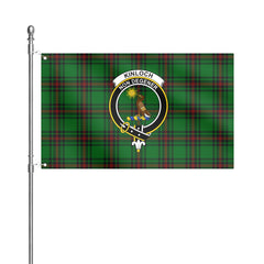 Kinloch Tartan Crest House Flag