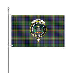 Laws Tartan Crest House Flag