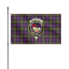 MacDonald Modern Tartan Crest House Flag