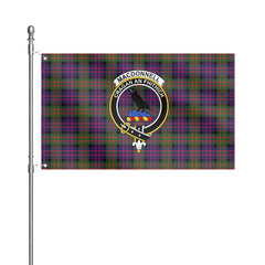 MacDonnell of Glengarry Modern Tartan Crest House Flag