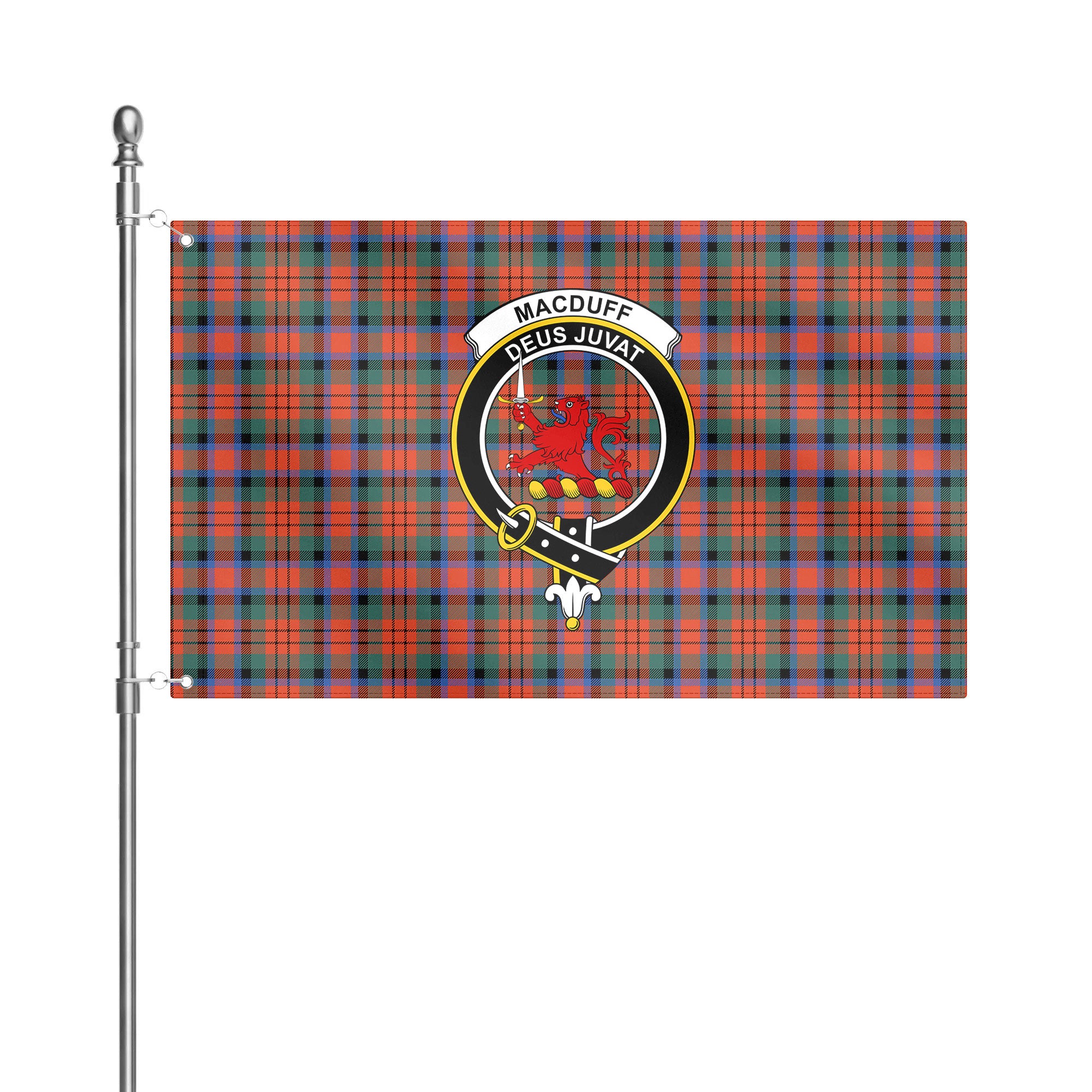 MacDuff Ancient Tartan Crest House Flag