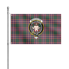 MacFarlane Hunting Modern Tartan Crest House Flag