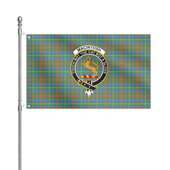 MacIntosh Hunting Ancient Tartan Crest House Flag