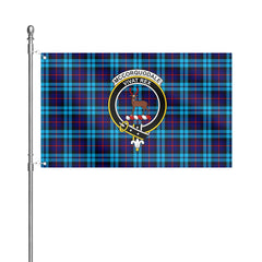 McCorquodale Tartan Crest House Flag