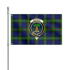 McEwan Modern Tartan Crest House Flag