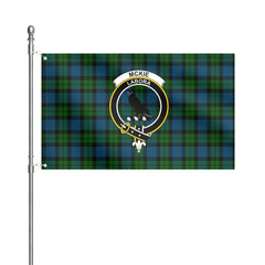 McKie Tartan Crest House Flag