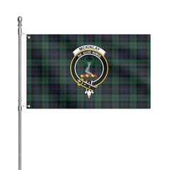 McKinlay Modern Tartan Crest House Flag