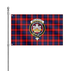McLachlan Modern Tartan Crest House Flag