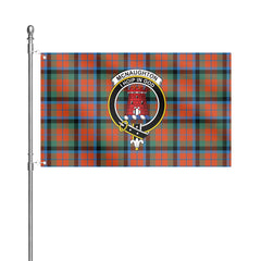 McNaughton Ancient Tartan Crest House Flag