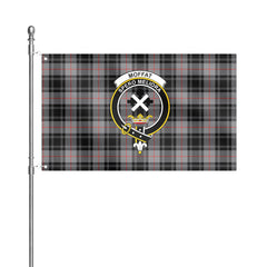 Moffat Modern Tartan Crest House Flag