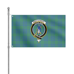 Montgomery Ancient Tartan Crest House Flag