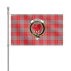 Moubray Tartan Crest House Flag